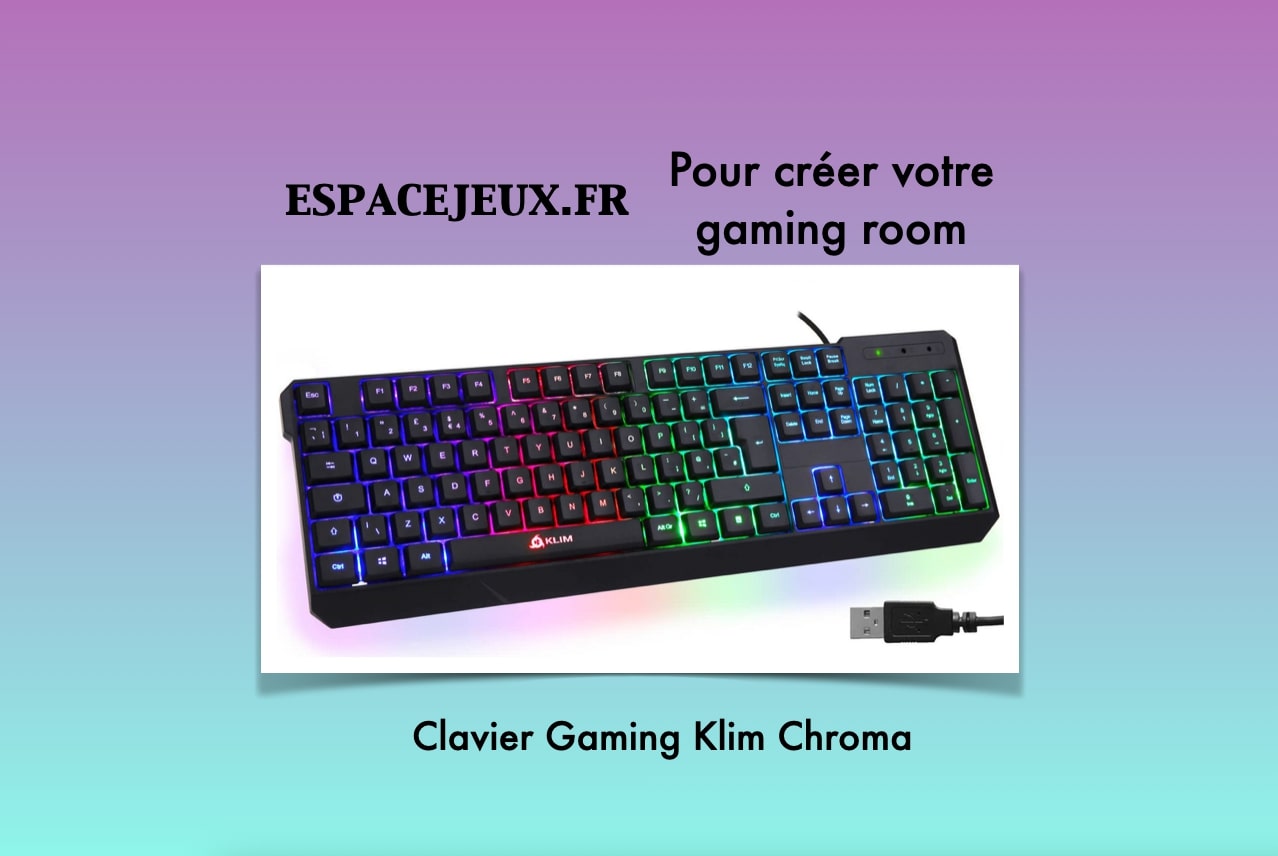 Klim Chroma, le meilleur clavier gaming sans fil pas cher sur